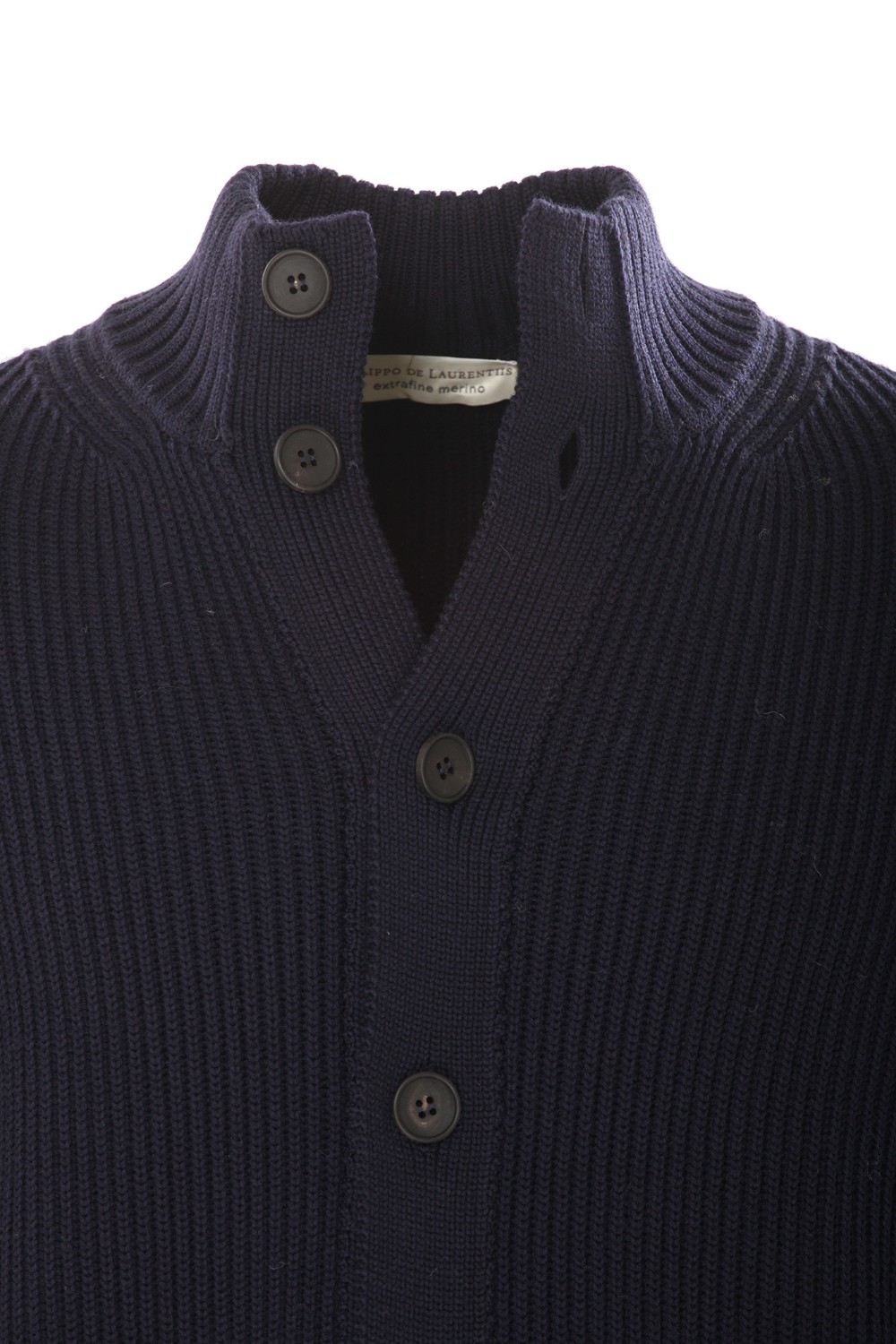 shop FILIPPO DE LAURENTIIS  Bomber: Filippo De Laurentiis cardigan in lana merino.
Abbottonatura sul davanti.
Collo alto.
Costine.
Composizione: 100% extra fine lana merino.
Made in Italy.. BB3MLT WM7I-881 number 7436053